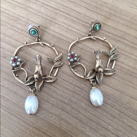 Jewelry - Bird Vintage Style Earrings